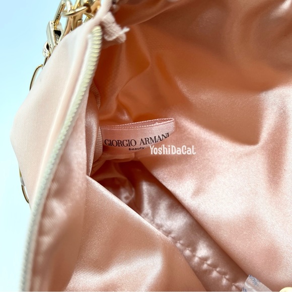 🆕 Giorgio Armani Beauty Line Cosmetic Case to Convertible Crossbody Bag Purse - Picture 11 of 12